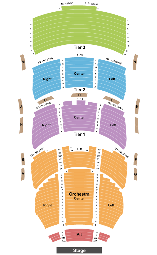 Eccles Theater Hadestown Seating Chart